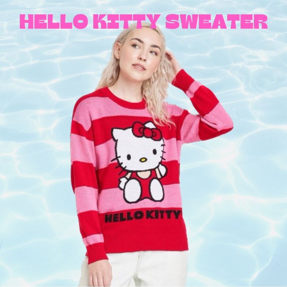 NWT Hello Kitty Graphic Sweater